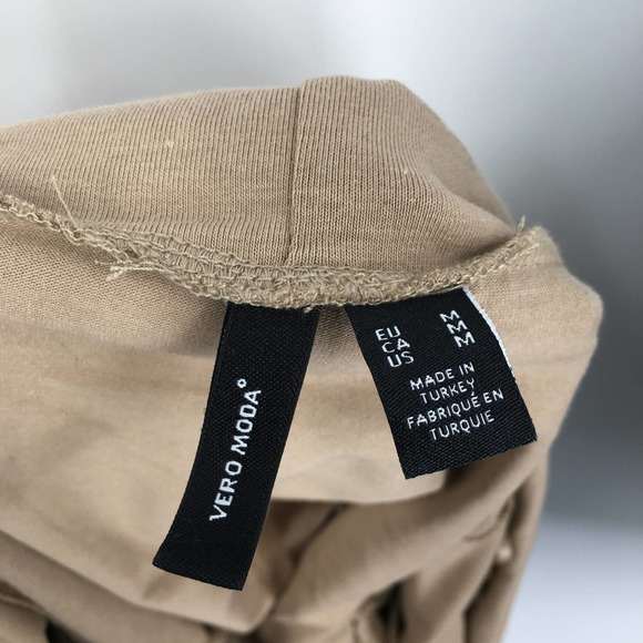 Vero Moda Panda Off The Shoulder Long Sleeve Top M Pullover Jersey Knit NWD - Picture 5 of 9